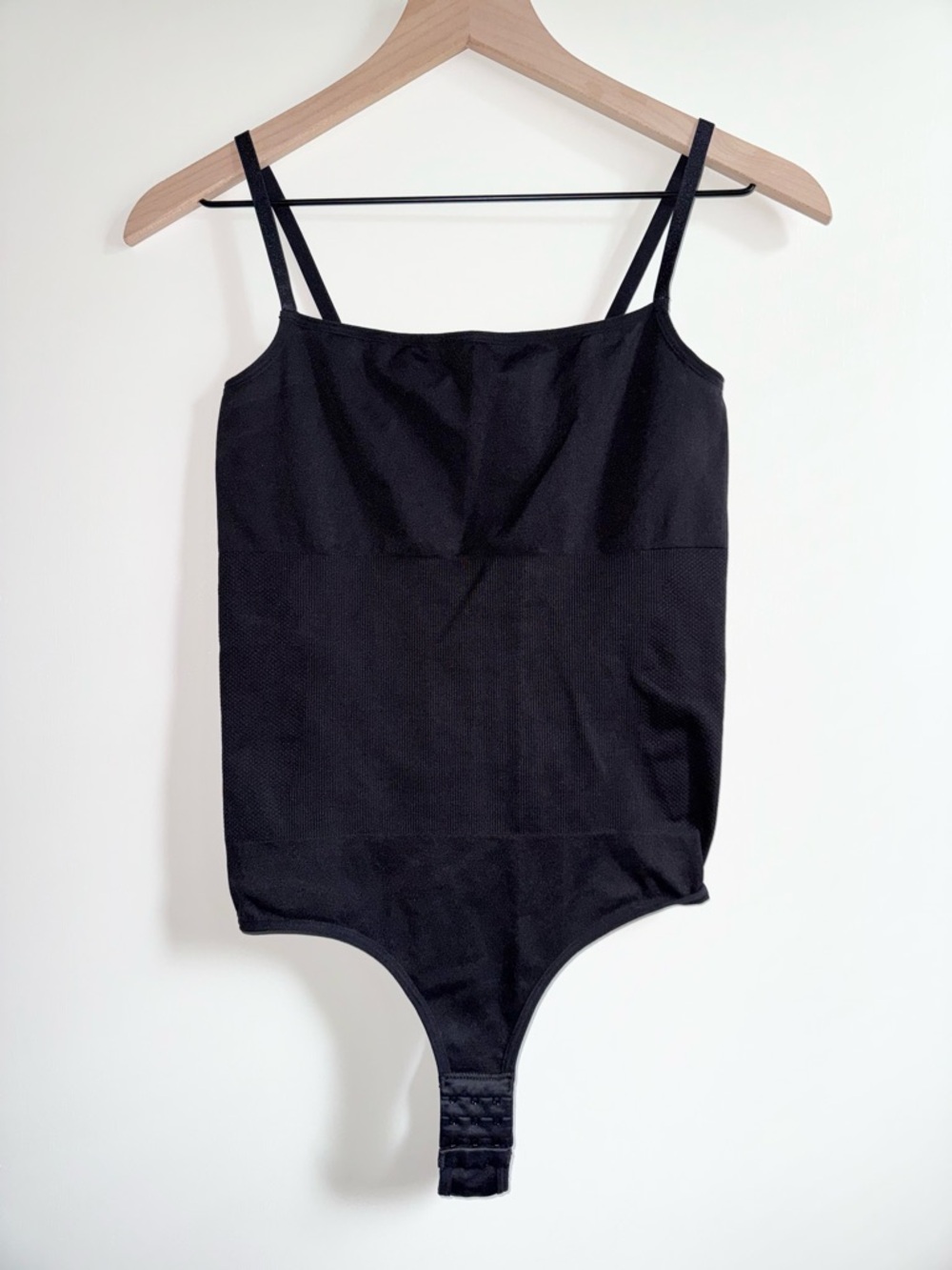 Nebility Stretch Shapewear Spaghetti Strap Black Bodysuit Women’s Size XL